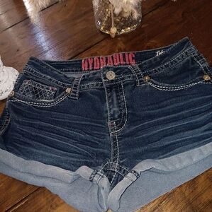 Hydraulic Women's Blue Denim Shorts